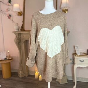 ARULA Beige Knit Sweater